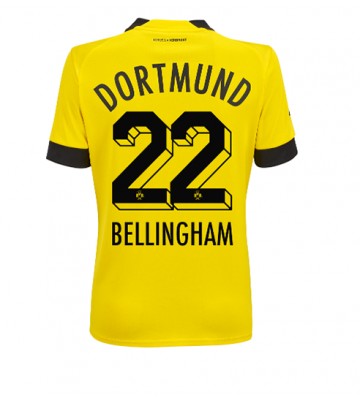 Borussia Dortmund Jude Bellingham #22 Hjemmedrakt Kvinner 2022-23 Kortermet